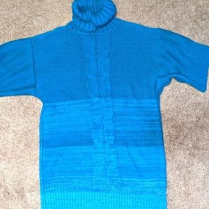 Short Sleeve Turtleneck Sweater